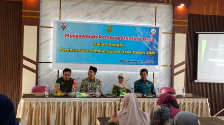 Musyawarah Rembug Stunting Desa